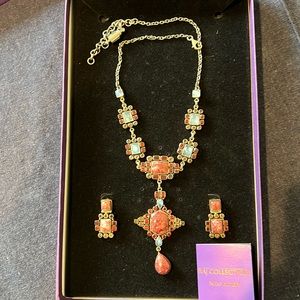 Nicky Butler RAJ Collection matching necklace and earrings